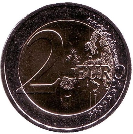 Монета 2 евро. 2017 год, Кипр.