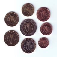 Набор монет евро (8 шт). 2004 год, Ирландия.