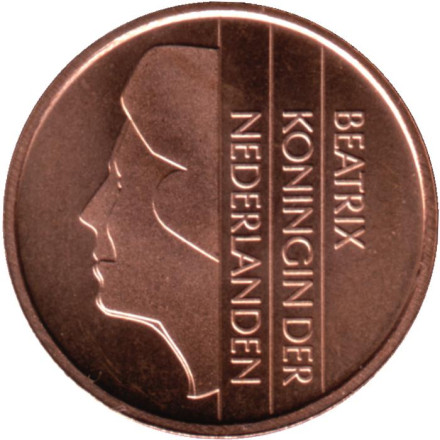 Монета 5 центов. 1989 год, Нидерланды. UNC. Монета 5 центов. 1989 год, Нидерланды. UNC.