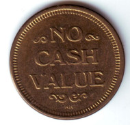 Игровой жетон. "No cash value - Орёл". (Отметка: HH) Игровой жетон. "No cash value - Орёл". (Отметка: HH)