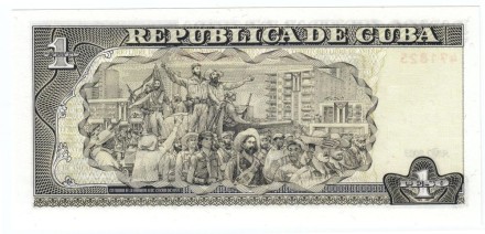 Банкнота 1 песо. 2003 год, Куба. Банкнота 1 песо. 2003 год, Куба.