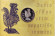 Монета 1 лат в буклете, 2010 год, Латвия. Петух. Латышская азбука. Монета 1 лат в буклете, 2010 год, Латвия. Петух. Латышская азбука.