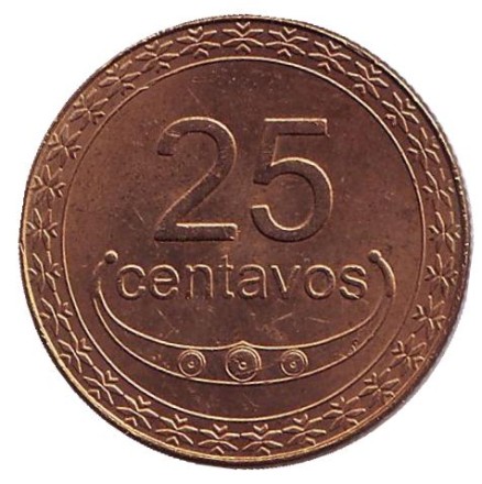 Монета 25 сентаво. 2006 год, Восточный Тимор. Парусное судно. Монета 25 сентаво. 2006 год, Восточный Тимор. Парусное судно.