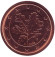 Монета 2 цента. 2003 год (F), Германия. Монета 2 цента. 2003 год (F), Германия.