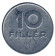 Монета 10 филлеров. 1974 год, Венгрия.