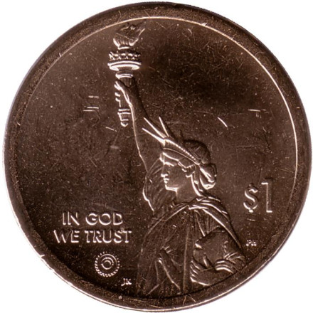 Монета 1 доллар. 2022 год (P), США. Сноуборд. Серия "Американские инновации". Монета 1 доллар. 2022 год (P), США. Сноуборд. Серия "Американские инновации".