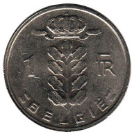 Монета 1 франк. 1988 год, Бельгия. (Belgie) Монета 1 франк. 1988 год, Бельгия. (Belgie)