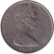 Монета 50 центов, 1977 год, Новая Зеландия. Парусник "Endeavour". Монета 50 центов, 1977 год, Новая Зеландия. Парусник "Endeavour".
