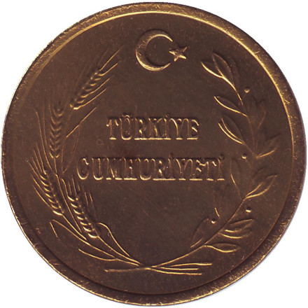 Жетон турецкого государственного монетного двора. 1989 год, Турция.