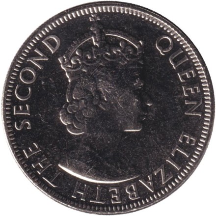 Монета 50 центов. 2017 год, Белиз. Монета 50 центов. 2017 год, Белиз.