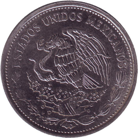 Монета 50 песо. 1988 год, Мексика. Бенито Хуарес. Тип 2 (сталь). Монета 50 песо. 1988 год, Мексика. Бенито Хуарес. Тип 2 (сталь).