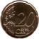 Монета 20 центов. 2021 год, Кипр. Монета 20 центов. 2021 год, Кипр.