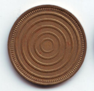 Игровой жетон. "No cash value - Орнамент". Игровой жетон. "No cash value - Орнамент".