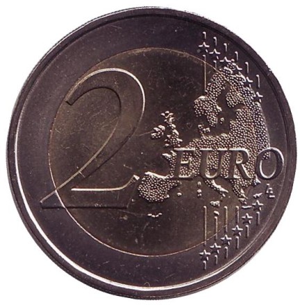 Монета 2 евро. 2018 год, Португалия. 250 лет Ботаническому саду в Ажуде. Монета 2 евро. 2018 год, Португалия. 250 лет Ботаническому саду в Ажуде.