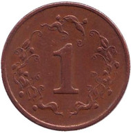 Монета 1 цент. 1990 год, Зимбабве. Монета 1 цент. 1990 год, Зимбабве.