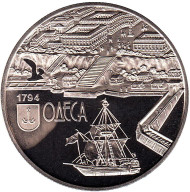 Монета 5 гривен. 2014 год, Украина. 220 лет Одессе. Монета 5 гривен. 2014 год, Украина. 220 лет Одессе.
