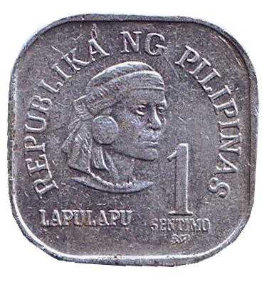 Монета 1 сентимо. 1979 год, Филиппины.