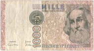Банкнота 1000 лир. 1982 год, Италия. Марко Поло. P-109a. Банкнота 1000 лир. 1982 год, Италия. Марко Поло. P-109a.