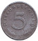 Монета 5 рейхспфеннигов. 1942 год, Германия (Третий Рейх). (F). Монета 5 рейхспфеннигов. 1942 год, Германия (Третий Рейх). (F).