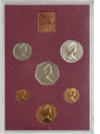 Годовой набор монет Великобритании (6 шт). 1979 год. (Proof).