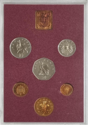 Годовой набор монет Великобритании (6 шт). 1979 год. (Proof).