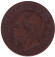 Монета 10 чентезимо. 1866 год, Италия. Виктор Эммануил II. "N".