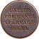 Трамвайный жетон. Трамвай Йенчепинга. 1942 год, Швеция. Тип 2.