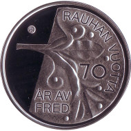 Монета 10 евро. 2015 год, Финляндия. 70 лет мира в Европе.