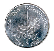 Монета 1000 эскудо, 1998 год, Португалия. Лига Комбатантов - 75 лет. Монета 1000 эскудо, 1998 год, Португалия. Лига Комбатантов - 75 лет.