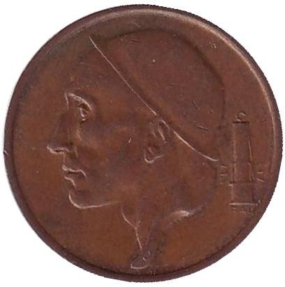 Монета 50 сантимов. 1987 год, Бельгия. (Belgie) Монета 50 сантимов. 1987 год, Бельгия. (Belgie)