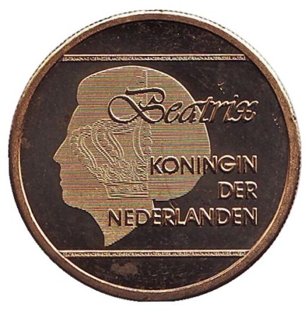 Монета 5 флоринов. 2008 год, Аруба.