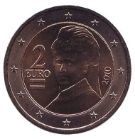 Монета 2 евро. 2010 год, Австрия. Монета 2 евро. 2010 год, Австрия.