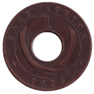 Монета 1 цент. 1924 год, Восточная Африка. Монета 1 цент. 1924 год, Восточная Африка.
