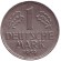 Монета 1 марка. 1959 год (F), ФРГ.