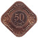 Монета 50 центов. 2009 год, Нидерландские Антильские острова. BU. Монета 50 центов. 2009 год, Нидерландские Антильские острова. BU.
