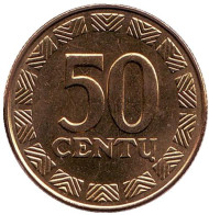 Монета 50 центов, 2000 год, Литва. UNC. Монета 50 центов, 2000 год, Литва. UNC.