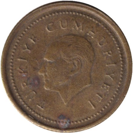 Монета 5000 лир. 1998 год, Турция. (Легкая, вес - 3.48). Монета 5000 лир. 1998 год, Турция. (Легкая, вес - 3.48).