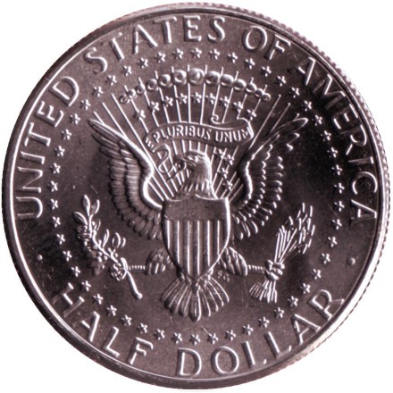 Монета 1/2 доллара (50 центов), 2021 год (D), США. Джон Кеннеди. Монета 1/2 доллара (50 центов), 2021 год (D), США. Джон Кеннеди.