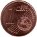 Монета 1 цент. 2023 год, Хорватия.