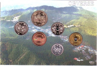 Священные места. Всемирное культурное наследие. Набор монет Японии в буклете. (6 шт.), Япония. Священные места. Всемирное культурное наследие. Набор монет Японии в буклете. (6 шт.), Япония.