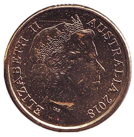 Монета 2 доллара. 2018 год, Австралия. 100 лет со дня окончания Первой Мировой войны.