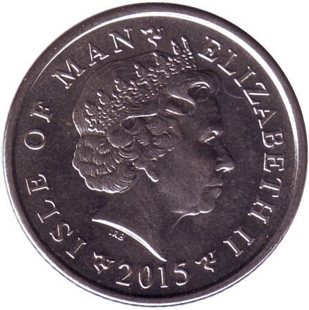 Монета 10 пенсов. 2015 год, Остров Мэн. (Отметка "АB") Маяк острова Чикен-Рок. Монета 10 пенсов. 2015 год, Остров Мэн. (Отметка "АB") Маяк острова Чикен-Рок.