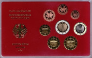 Годовой набор евро Германии 2003 года (G), 2003 год. Германия. (пруф)  Годовой набор евро Германии 2003 года (G), 2003 год. Германия. (пруф)
