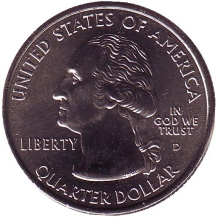 Монета 25 центов (D). 2005 год, США. Орегон. Штат № 33. Монета 25 центов (D). 2005 год, США. Орегон. Штат № 33.