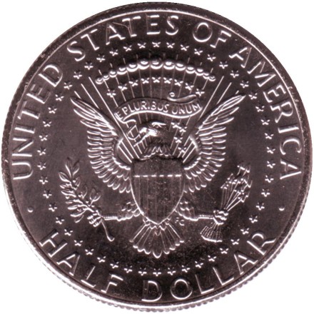 Монета 1/2 доллара (50 центов), 2021 год (P), США. Джон Кеннеди.