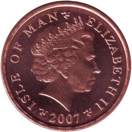 Монета 2 пенса. 2007 год (AB), Остров Мэн. UNC. Башня Альберта. Монета 2 пенса. 2007 год (AB), Остров Мэн. UNC. Башня Альберта.