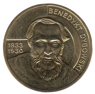 Монета 2 злотых, 2010 год, Польша. Бенедикт Дыбовский. Монета 2 злотых, 2010 год, Польша. Бенедикт Дыбовский.