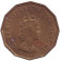Монета 1/4 шиллинга. 1966 год, Джерси. 900 лет битве при Гастингсе.