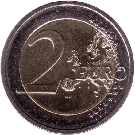 Монета 2 евро. 2011 год, Нидерланды.