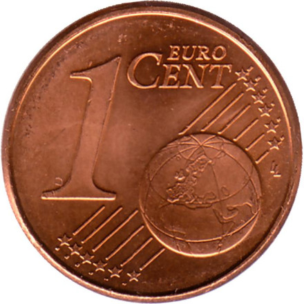 Монета 1 цент. 1999 год, Нидерланды.